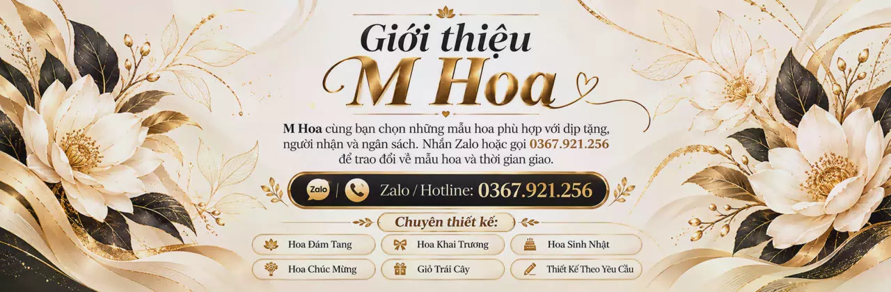 Ảnh bìa Shop hoa tươi Xã Vĩnh Thịnh Hải Phòng - Trao hoa đẹp, gửi điều thân thương